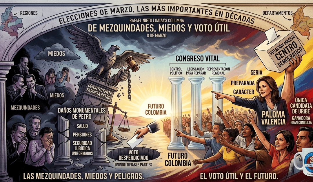 DE MEZQUINDADES, MIEDOS Y VOTO ÚTIL