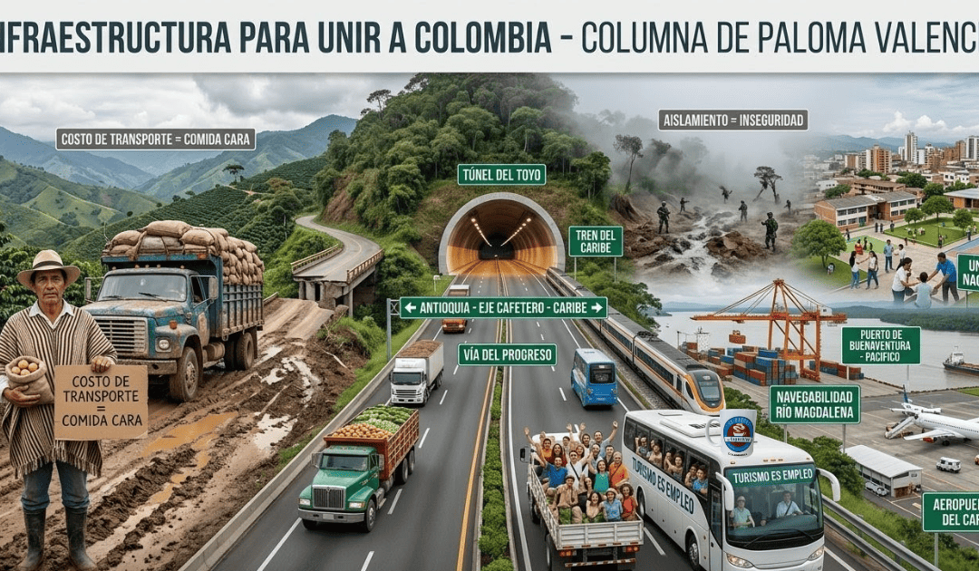 Infraestructura para unir a Colombia