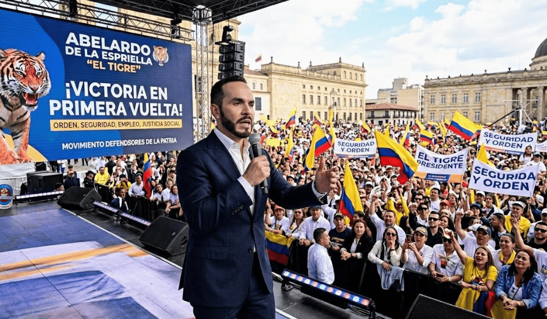 Abelardo de la Espriella, “El Tigre”, sería presidente en primera vuelta